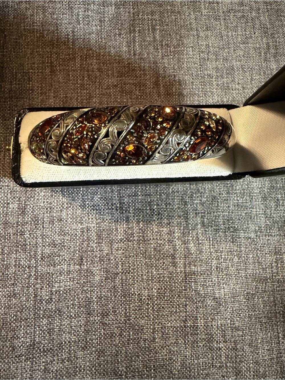 Brighton Crystal Voyage hinged bracelet